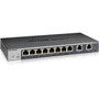 Netgear GS110EMX Ethernet Switch - 8 Ports - Manageable - 3 Layer Supported - Twisted Pair - Desktop Rack-mountable Wall Mountable - GS110EMX-100NAS