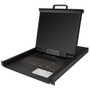 StarTech.com 8 Port Rackmount KVM Console for Server Rack - VGA KVM - 19in - 1U - 8 Computer(s) - 19" LCD - SXGA - 1280 x 1024 - 2 x - (Fleet Network)