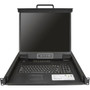 StarTech.com 16 Port KVM Console for Server Rack - Rackmount LCD - 19in - 1U - Control your server or KVM switch from a centralized - (RKCONS1916K)