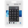 Adesso WKB-6010UB - Wireless Spill Resistant 18-Key Numeric Keypad - Wireless Connectivity - RF - USB Interface - 18 Key - English - - WKB-6010UB