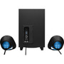 Logitech LIGHTSYNC G560 2.1 Bluetooth Speaker System - 240 W RMS - Black - 40 Hz to 18 kHz - USB (980-001300)