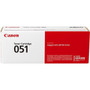 Canon 051 Toner Cartridge - Black - Laser - 1700 Pages 2168C001