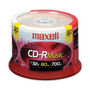 Maxell CD Recordable Media - CD-R - 32x - 700 MB - 30 Pack Spindle - 120mm - 133 Hour Maximum Recording Time 625335