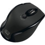 Adesso iMouse M20B - Wireless Ergonomic Optical Mouse - Optical - Wireless - Radio Frequency - Black - USB - 1600 dpi - Scroll Wheel - (IMOUSE M20B)