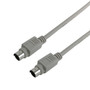 10ft PS/2 Keyboard Cable, Mini Din 6 Male to Male (FN-KM-100-10)