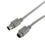 6ft PS2 Keyboard Cable Mini Din 6 Male to Female FN-KM-105-06