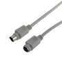 10ft PS/2 Keyboard Cable, Mini Din 6 Male to Female (FN-KM-105-10)