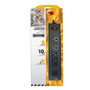 6 Outlet Power Strip - 10ft Cord Down Angle Plug Metal Housing - Black FN-PB-021-BK