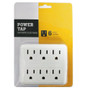 6 Outlet Power Tap - White (FN-PB-006-WH)