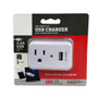 1 Outlet Power Tap - 150J Surge protection, 1 Fast Charge USB Port - White (FN-PB-131-WH)