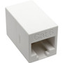 Tripp Lite Cat6 Straight-Through Modular Compact In-Line Coupler (RJ45 F/F), White, TAA - 1 x RJ-45 Female Network - 1 x RJ-45 Female (Fleet Network)