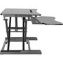 Amer Mounts Sit-Stand Integrated Desk Workstation - 15 kg Load Capacity - 31.50" (800.10 mm) Width x 19.70" (500.38 mm) Depth - - - (EZRISER30)