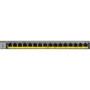 Netgear 16-Port 183W PoEPoE Gigabit Ethernet Unmanaged Switch - 16 Ports - 2 Layer Supported - Twisted Pair - Wall Mountable - GS116PP-100NAS