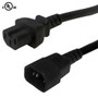 15ft IEC C15 to IEC C14 Power Cable - 14AWG SJT (FN-PW-101C-15)