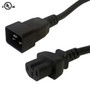 3ft IEC C20 to IEC C15 Power Cable - 14AWG SJT (FN-PW-102C-03)