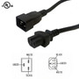 10ft IEC C20 to IEC C15 Power Cable - 14AWG SJT FN-PW-102C-10