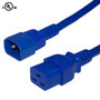 10ft IEC C14 to IEC C19 Power Cable - 14AWG SJT - Blue (FN-PW-120-10BL)