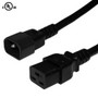 12ft IEC C14 to IEC C19 Power Cable - 14AWG SJT (FN-PW-120-12)