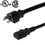 3ft NEMA 5-20P to IEC C13 Power Cable - 14AWG SJT (FN-PW-130-03)