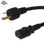 3ft NEMA L5-20P to IEC C13 Power Cable - 14AWG SJT (FN-PW-133-03)
