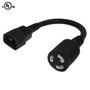 1ft IEC C14 to NEMA L6-20R Power Cable - 14AWG SJT FN-PW-1485-01