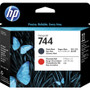 HP 744 Printhead - Matte Black, Chromatic Red - Inkjet - 1 Pack (Fleet Network)