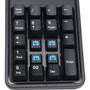 Adesso AKB-600HB 19-Key Mechanical Keypad with 3-Port USB Hub - Cable Connectivity - USB Interface - 19 Key - Compatible with Notebook AKB-600HB