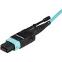 StarTech.com 10m 30 ft MPO / MTP Fiber Optic Cable - Plenum-Rated MTP to MTP Cable - OM3, 40G MPO Cable - Push/Pull-Tab - MPO MTP - ft (Fleet Network)