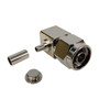 N-Type Right Angle Male Crimp Connector for RG58 LMR-195 50 Ohm FN-CN-04-195