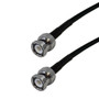 1ft RG174 BNC Male to BNC Male Cable ( Fleet Network )