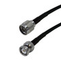 6 inch LMR-195 N-Type Male to BNC Male Cable ( Fleet Network )