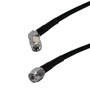 6 inch LMR-195 SMA Male to SMA (Right Angle) Male Cable (FN-RF1-1014-00.5)