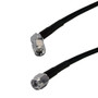 6 inch LMR-195 SMA Male to SMA (Right Angle) Male Cable ( Fleet Network )