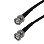1.5ft LMR-195 BNC Male to BNC Male Cable ( Fleet Network )