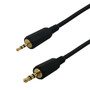 6ft Premium  25mm Male To 35mm Male Cable 24AWG FT4 - Black FN-25M-35M-06