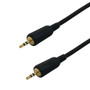 10ft Premium Phantom Cables 2.5mm Stereo Cable Male To Male Cable 24AWG FT4 - Black ( Fleet Network )