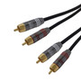 25ft Premium  Dual Channel RCA Male to Male Audio Cable FN-RCA2-25