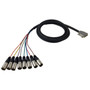 35ft Premium  DB25 Male to XLR Male Balanced Analog 8-Channel Snake Cable FN-S8-25-XLRM-35