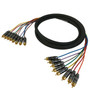 6ft Premium  RCA Male to RCA Male Analog 8-Channel Snake Cable FN-S8-RCA-RCA-06