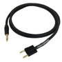 3ft Premium Phantom Cables 1/4 inch TS to Dual Banana Clip Speaker Cable 14AWG FT4 ( Fleet Network )