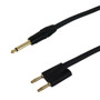 125ft Premium  14 inch TS to Dual Banana Clip Speaker Cable 14AWG FT4 FN-SP-T1B2C-125
