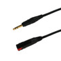 10ft Premium  1/4 Inch TRS Stereo Male To Female Cable FT4 (FN-TRS3-10)