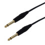 6ft Premium TS Mono Male to TS Mono Male Instrument/Guitar Cable (FN-TS1-06)