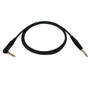 3ft Premium TS Mono Male to TS Mono Right Angle Male Instrument/Guitar Cable ( Fleet Network )