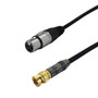 6ft Premium Phantom Cables XLR Female to BNC Male Unbalanced Cable ( Fleet Network )