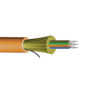 24-fiber 50 Micron Multimode (OM2) I/O AFL (Corning ClearCurve) OFNR (per meter) - Orange ( Fleet Network )