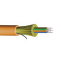 6-fiber 50 Micron Multimode (OM2) I/O AFL (Corning ClearCurve) OFNR (per meter) - Orange ( Fleet Network )