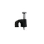 100pk Cable Clips for 5mm OD Cable (suitable for CAT5/6) - Black ( Fleet Network )