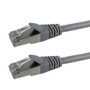 5ft RJ45 Cat6 Stranded Shielded 26AWG Molded Patch Cable CMR - Grey (FN-CAT6SM-05GY)