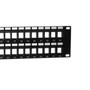 48-port Keystone Patch Panel 19 Rackmount 2U - Unloaded FN-PP-48KS-2U